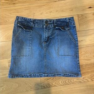Vintage Denim Blue Women's Skirt